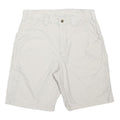 CARHARTT Mens Shorts Cream Casual M W32 Cotton Blend Utility Workwear