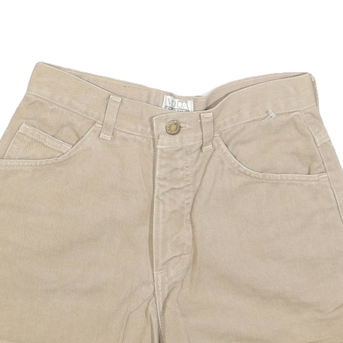 MODA INTL Womens Shorts Beige Casual XS W26 Cotton Comfort Fit