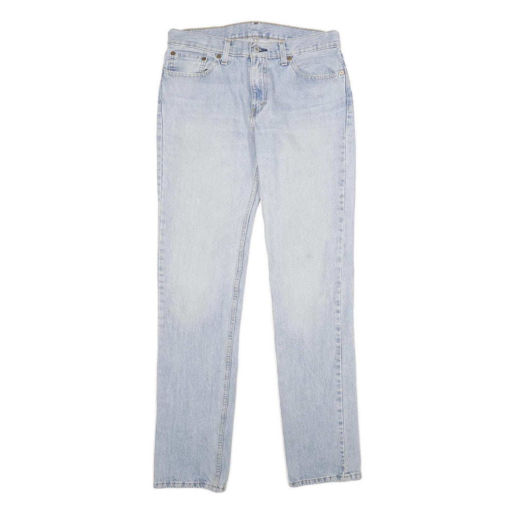 LEVI'S 511 Mens Jeans Light Blue Slim Skinny Denim W31 L34 Zip Cotton Blend