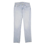 LEVI'S 511 Mens Jeans Light Blue Slim Skinny Denim W31 L34 Zip Cotton Blend