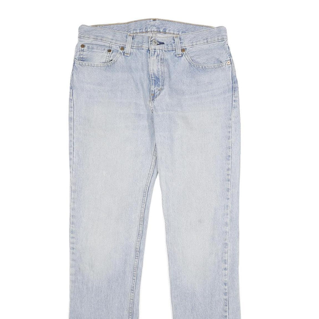 LEVI'S 511 Mens Jeans Light Blue Slim Skinny Denim W31 L34 Zip Cotton Blend
