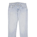 LEVI'S 511 Mens Jeans Light Blue Slim Skinny Denim W31 L34 Zip Cotton Blend