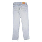 LEVI'S 511 Mens Jeans Light Blue Slim Skinny Denim W31 L34 Zip Cotton Blend