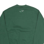 LEE Mens Green Crew Neck M Aviation Equipment Graphic Sweatshirt Cotton