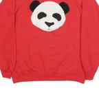HANES Womens Red Panda Graphic Crew Neck XL Sweatshirt Cotton Blend Casual