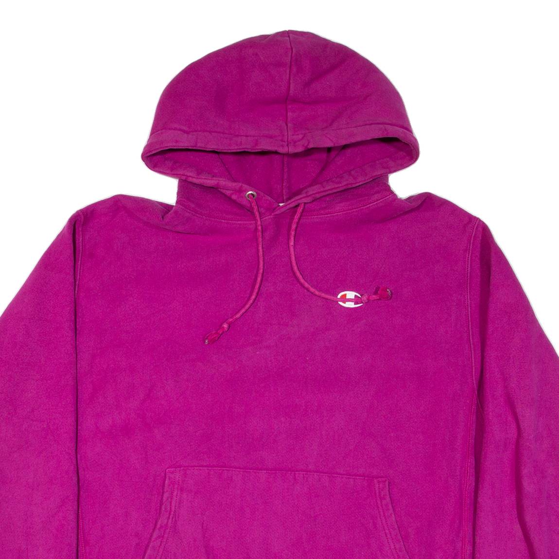 CHAMPION REVERSE WEAVE Womens Pink Hoodie L