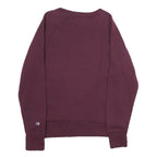 CHAMPION Mens Maroon Sweatshirt Crew Neck M Cotton Blend Pullover Casual