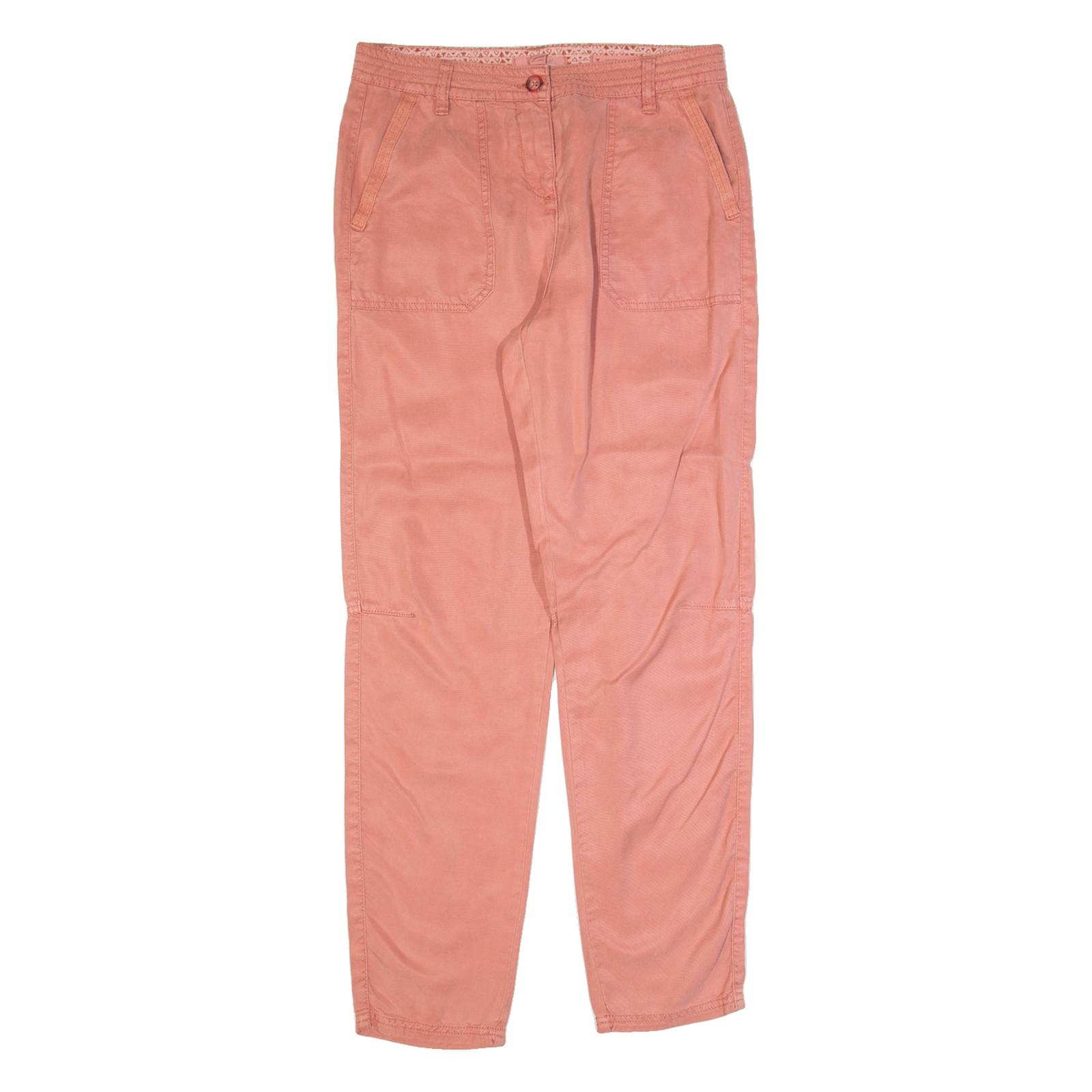 WHITE STUFF Womens Trousers Pink Regular Tapered W28 L28