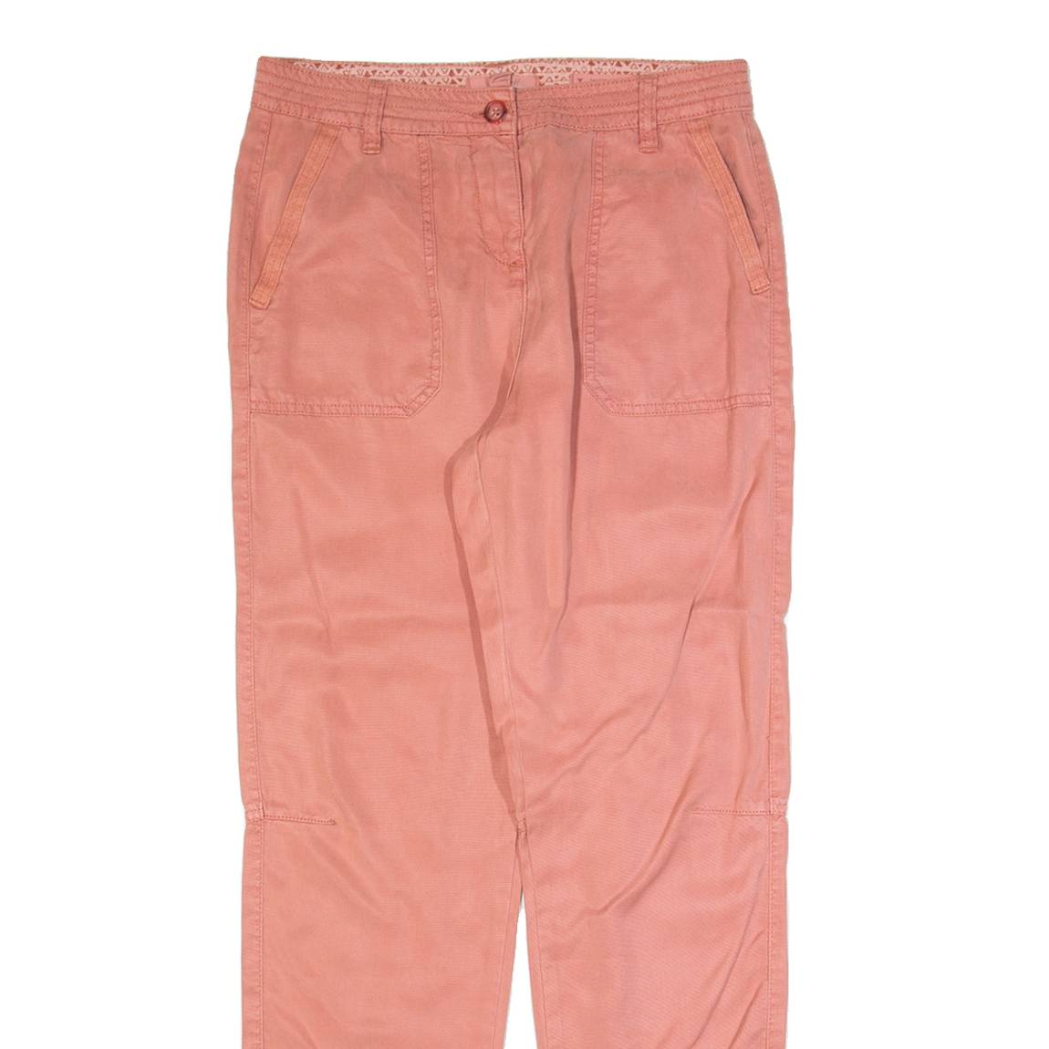 WHITE STUFF Womens Trousers Pink Regular Tapered W28 L28