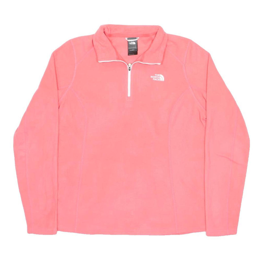 THE NORTH FACE Womens Pink Plain Pullover Jumper Crew Neck Basic Knit L Outdoor