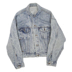 LEVI'S Mens Blue Button Denim Jacket M Cotton Blend Classic Regular Fit Casual