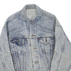 LEVI'S Mens Blue Button Denim Jacket M Cotton Blend Classic Regular Fit Casual