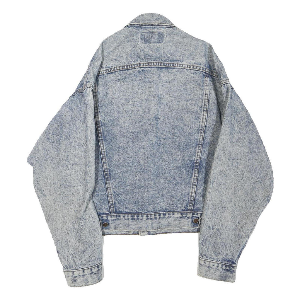 LEVI'S Mens Blue Button Denim Jacket M Cotton Blend Classic Regular Fit Casual