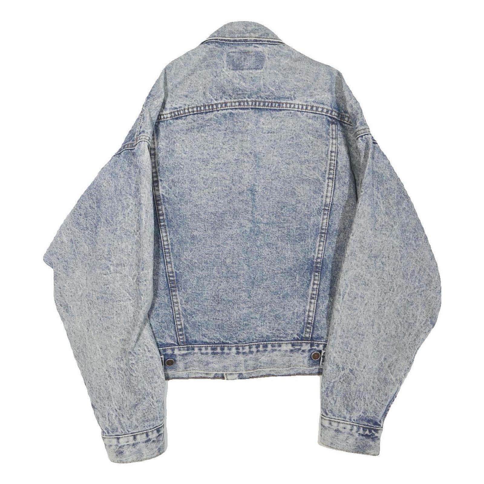 LEVI'S Mens Blue Button Denim Jacket M Cotton Blend Classic Regular Fit Casual