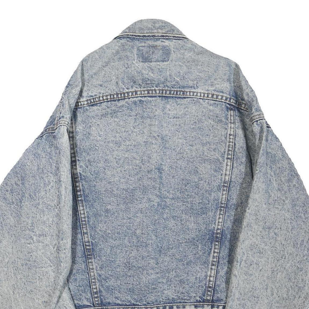 LEVI'S Mens Blue Button Denim Jacket M Cotton Blend Classic Regular Fit Casual