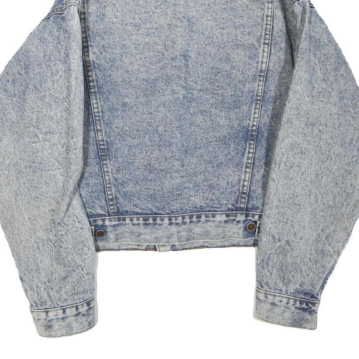 LEVI'S Mens Blue Button Denim Jacket M Cotton Blend Classic Regular Fit Casual