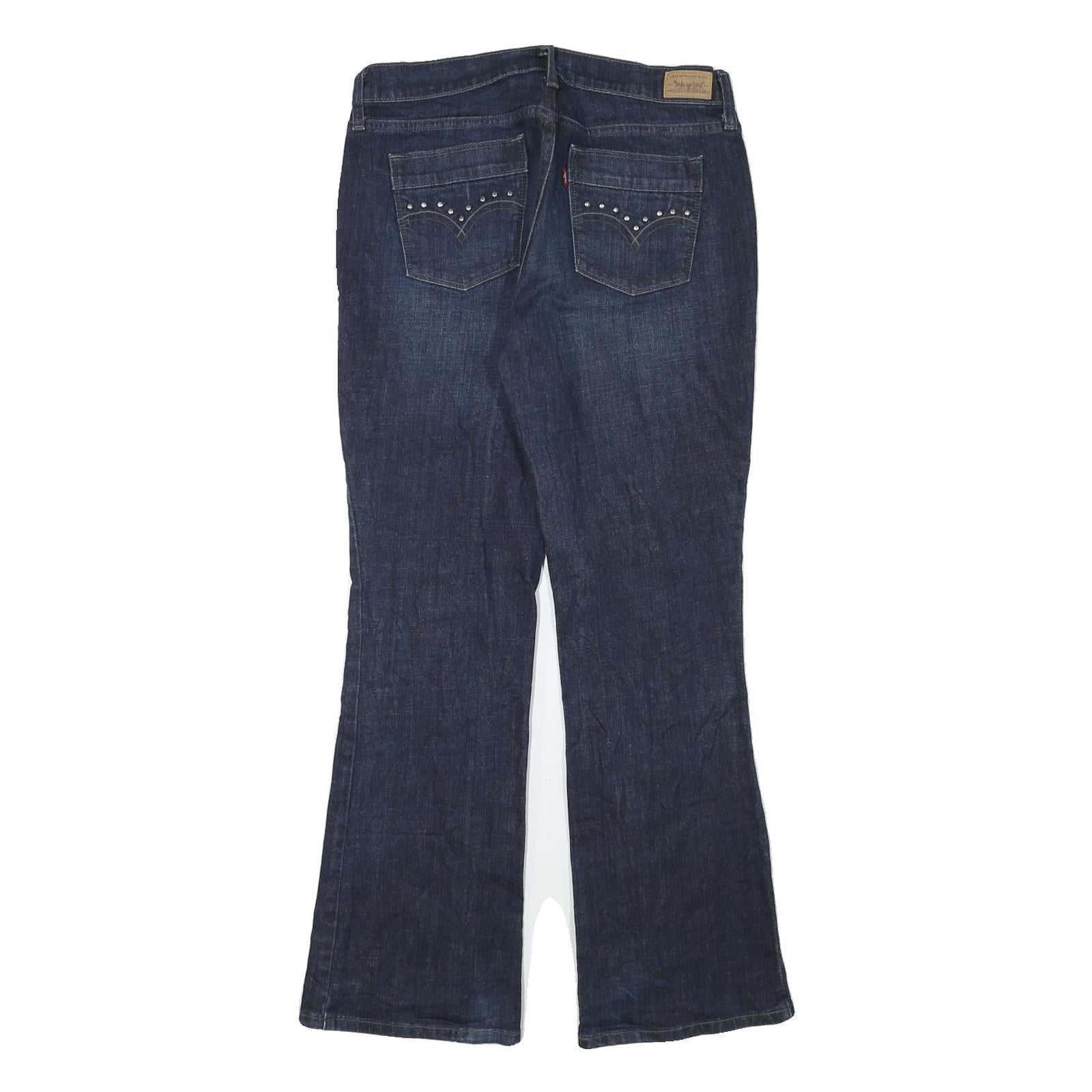 LEVI'S Womens Regular Fit 515 Jeans Denim Blue W30 L29 Stylish Classic Zip