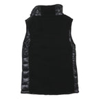 CALVIN KLEIN Womens Black Quilted Jacket M Polyester Blend Zip Puffer Vest