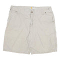 CARHARTT Mens Casual Grey Shorts Relaxed Fit 3XL W40 Cotton Blend Button Closure