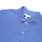 LACOSTE Mens Blue Short Sleeve Polo Shirt M Cotton Blend Classic Fit Croc Logo