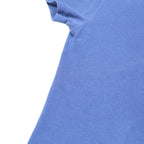 LACOSTE Mens Blue Short Sleeve Polo Shirt M Cotton Blend Classic Fit Croc Logo