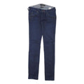 CALVIN KLEIN JEANS Womens Slim Blue Denim Jeans W27 L31 Rhinestone Embellished