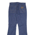 WRANGLER Mens Jeans Blue Regular Straight Denim Medium W30 L32 Classic Fit Zip