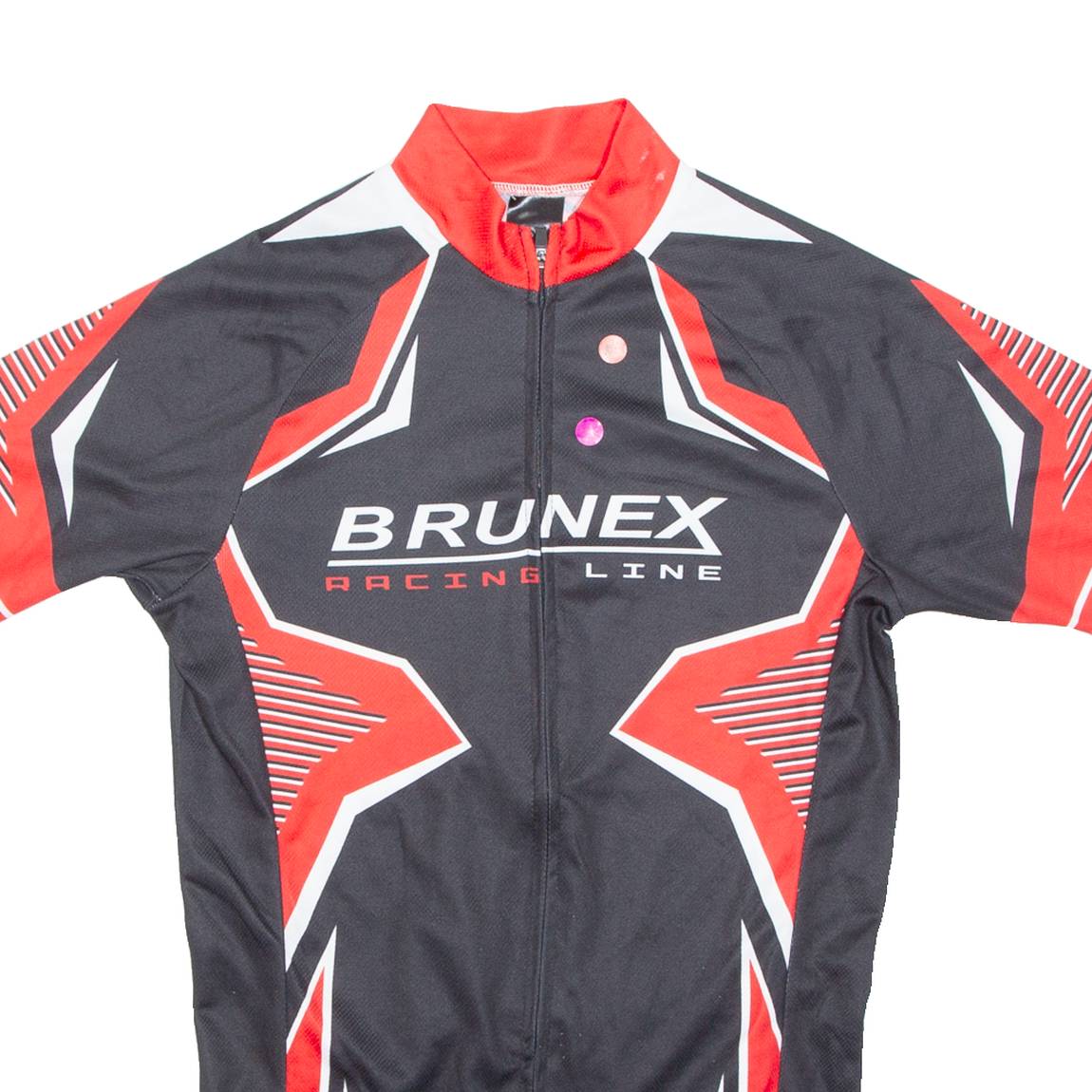 Cycling Mens Jersey Red 1/2 Zip S