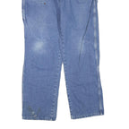 DICKIES Mens Blue Regular Fit Straight Leg Denim W40 L32 Utility Workwear Jeans