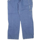 DICKIES Mens Blue Regular Fit Straight Leg Denim W40 L32 Utility Workwear Jeans