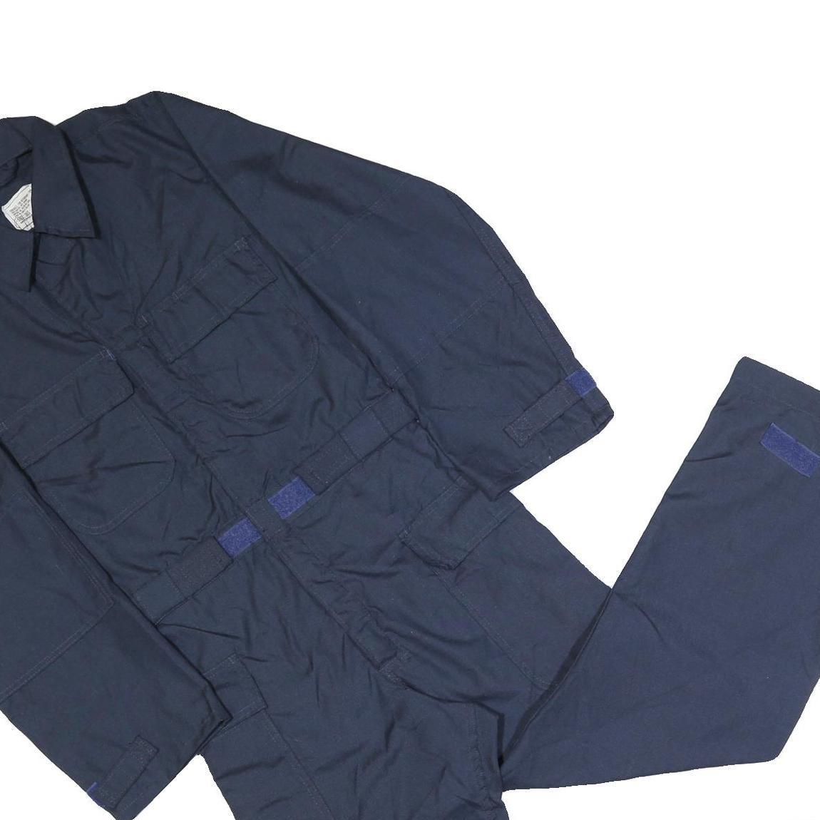 TENNIER INDUSTRIES Mens Navy Blue Synthetic Dungarees Regular Fit XS W29 L24