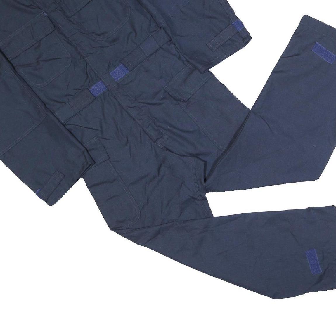 TENNIER INDUSTRIES Mens Navy Blue Synthetic Dungarees Regular Fit XS W29 L24