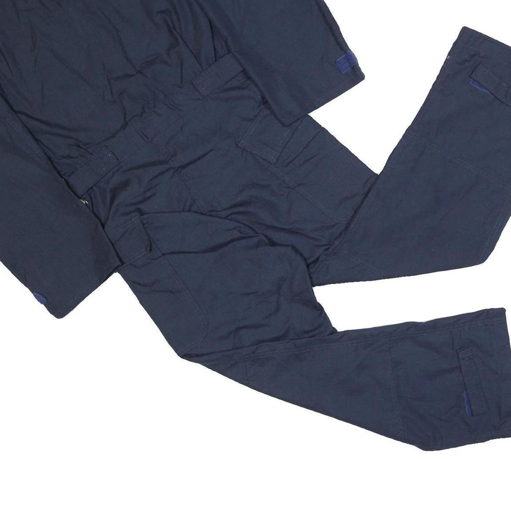 TENNIER INDUSTRIES Mens Navy Blue Synthetic Dungarees Regular Fit XS W29 L24