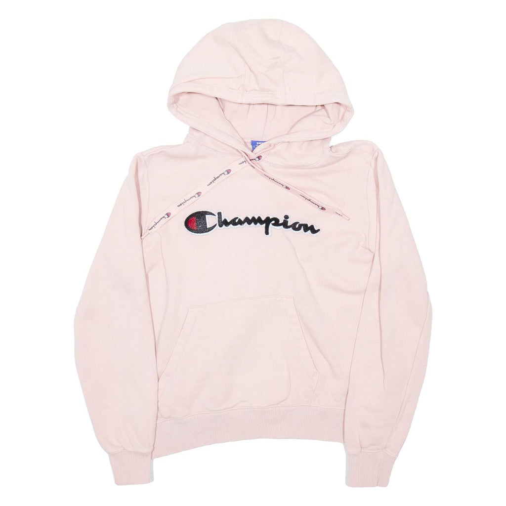 CHAMPION Womens Pink Hoodie S
