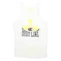 CHAMPION Womens White Graphic Vest 2XL Sleeveless Crew Neck Drawstring Jersey