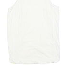 CHAMPION Womens White Graphic Vest 2XL Sleeveless Crew Neck Drawstring Jersey