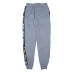 ELLESSE Womens Joggers Blue & Navy Logo Tape Slim Tapered UK 6 W22 L29
