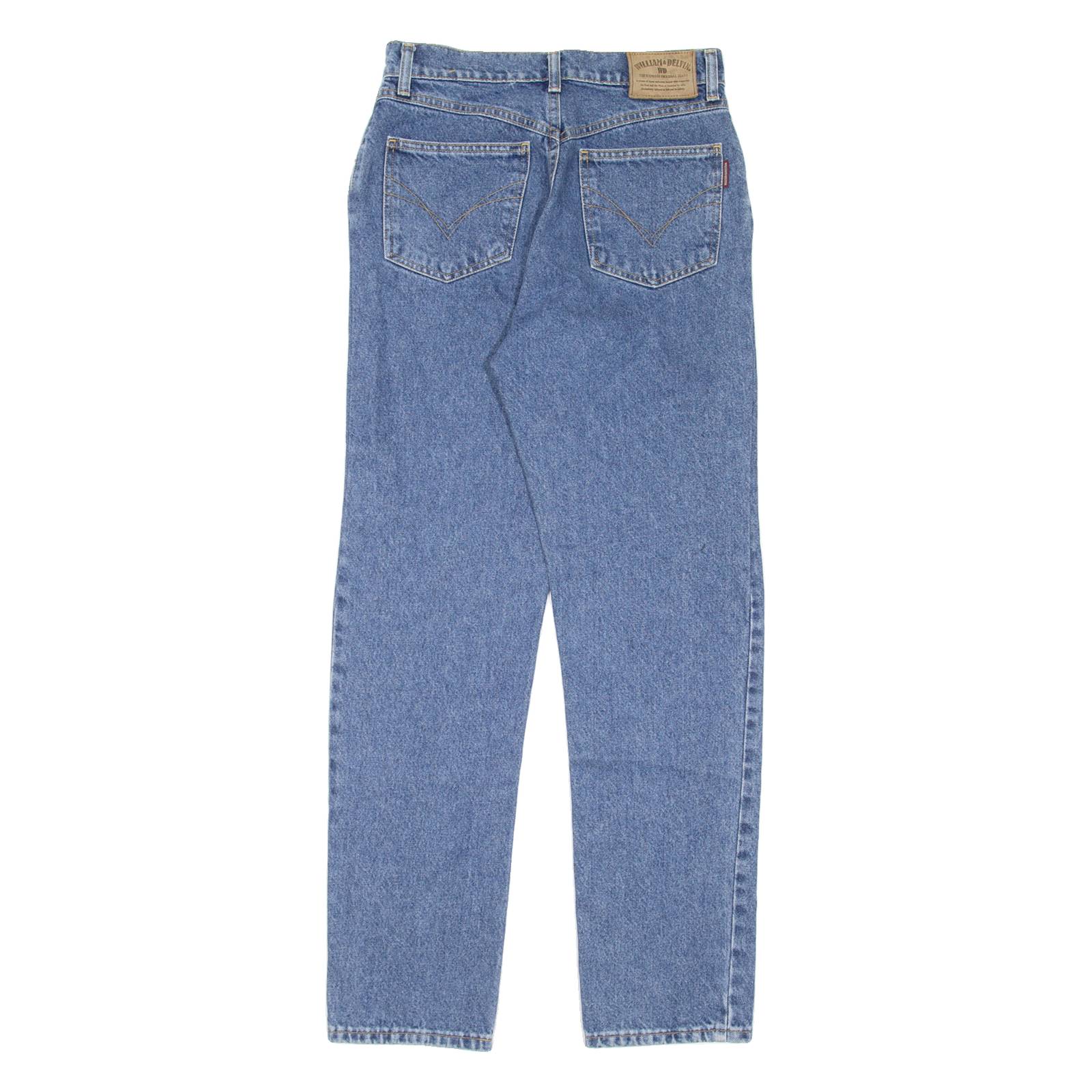 WILLIAM & DELVIN Womens Jeans Blue Regular Mom W27 L31