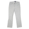 CHAPS Womens Jeans Grey Regular Straight Denim Light W32 L31 Classic Style Zip
