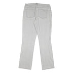 CHAPS Womens Jeans Grey Regular Straight Denim Light W32 L31 Classic Style Zip