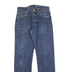 LEVI'S 501 Mens Blue Regular Straight Denim Medium W26 L29 Button Fly Classic