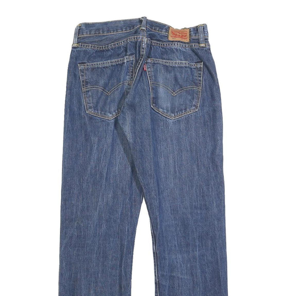 LEVI'S 501 Mens Blue Regular Straight Denim Medium W26 L29 Button Fly Classic