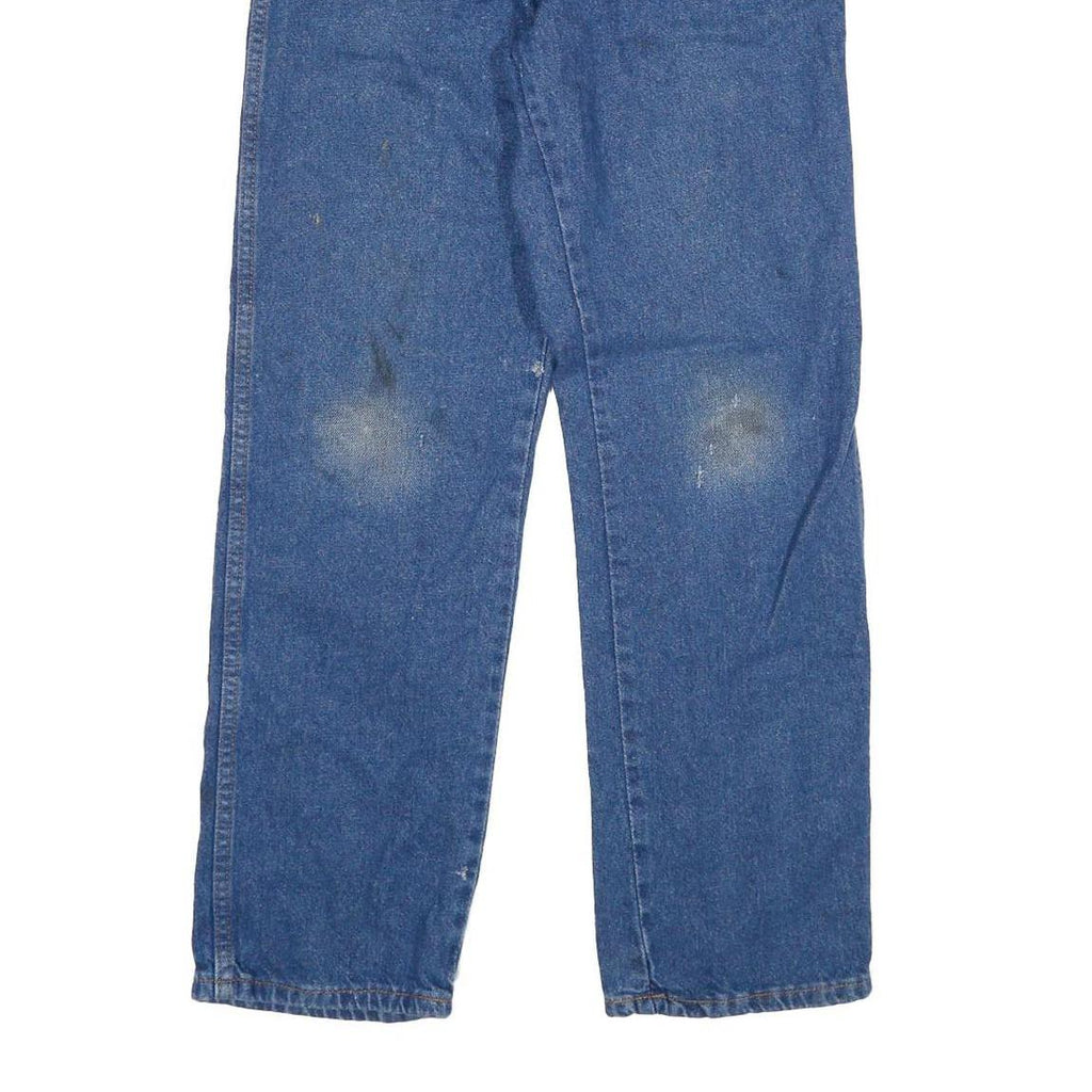 DICKIES Mens Blue Regular Fit Straight Leg Denim Jeans W30 L30 Classic Workwear