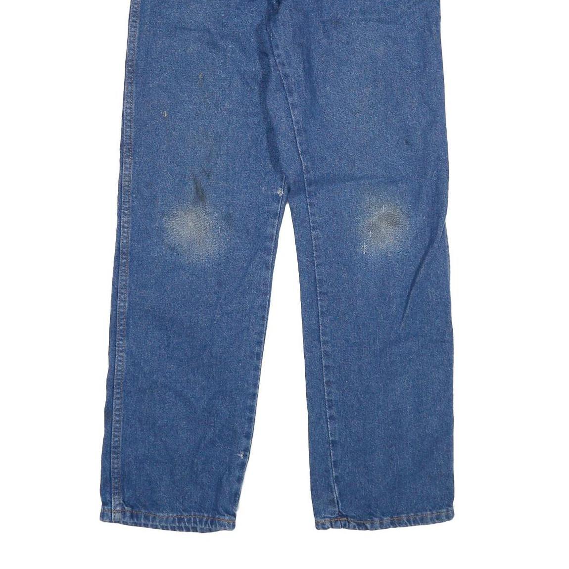 DICKIES Mens Blue Regular Fit Straight Leg Denim Jeans W30 L30 Classic Workwear