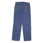 DICKIES Mens Blue Regular Fit Straight Leg Denim Jeans W30 L30 Classic Workwear