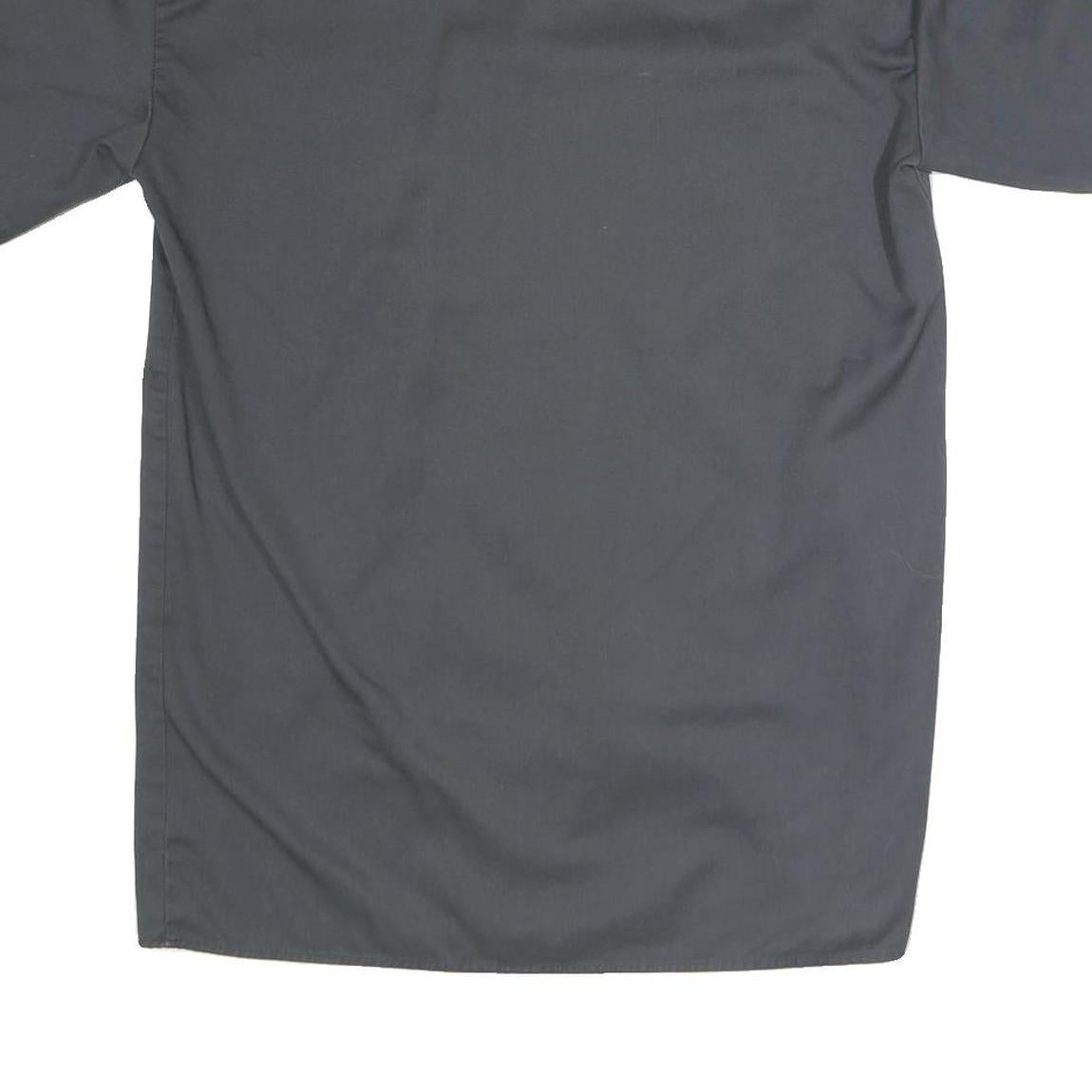 DICKIES Mens Grey Big Rock Brewery Work Shirt S Cotton Blend Button Fastening