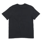 NIKE Mens Black Just Do It T-Shirt M Short Sleeve Crew Neck Cotton Blend