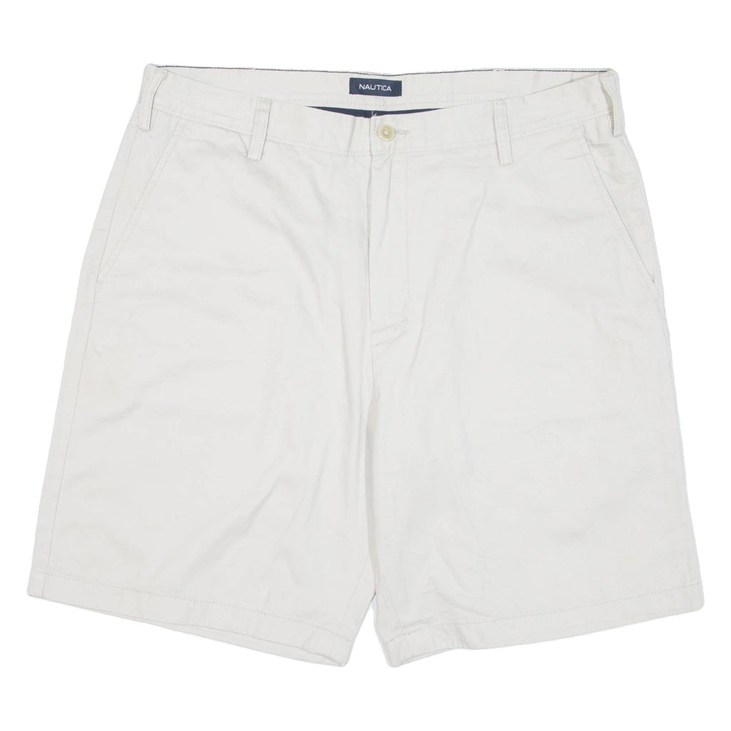 NAUTICA Mens Chino Shorts Beige L W36