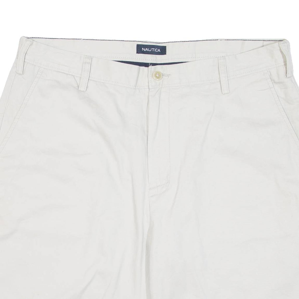NAUTICA Mens Chino Shorts Beige L W36