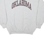CHAMPION Mens Grey Oklahoma Crew Neck XL Cotton Blend Pullover Sweatshirt